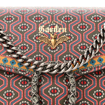 Gucci Calfskin Printed Garden Dionysus Chain Wallet Multicolor 9 of 12