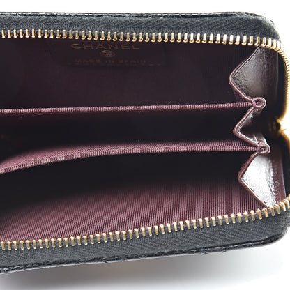 Chanel Caviar Quilted Zip Coin Purse Black 5 of 8