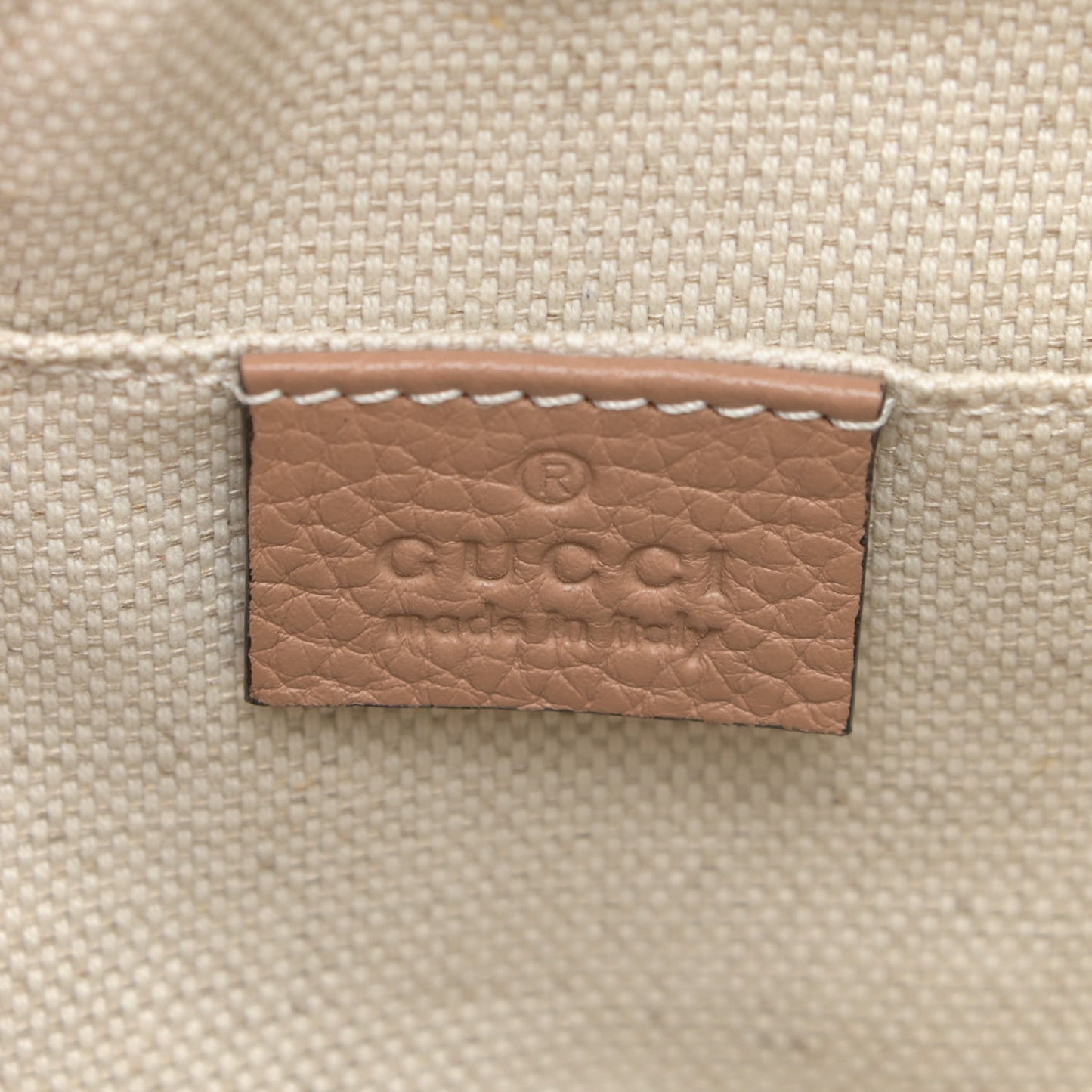 Pebbled Calfskin Small Soho Disco Bag Camelia
