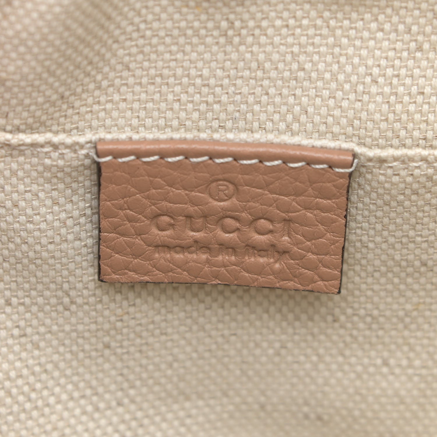 Gucci Pebbled Calfskin Small Soho Disco Bag Camelia 6 of 14