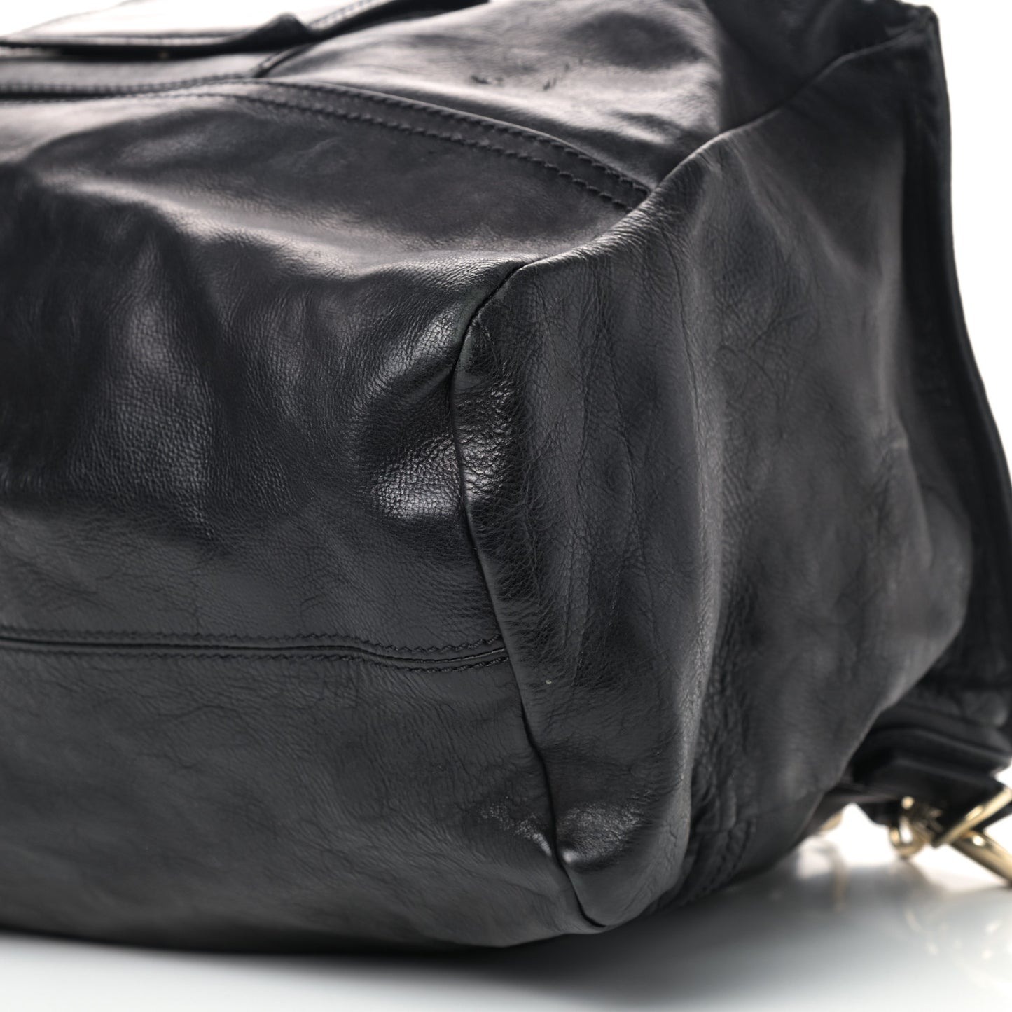 Calfskin Medium Braided Pandora Black