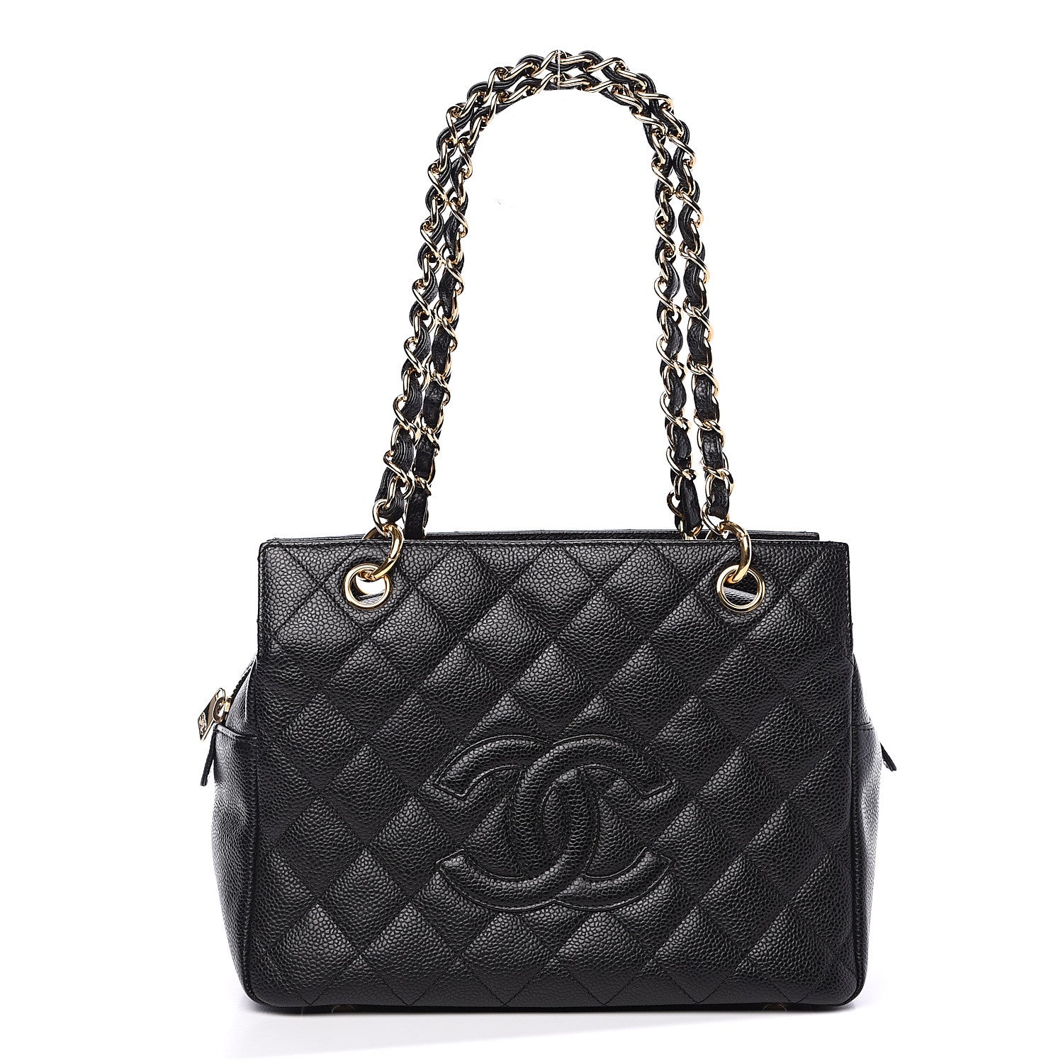 Chanel Caviar Quilted Petit Timeless Tote PTT Black 1 of 9