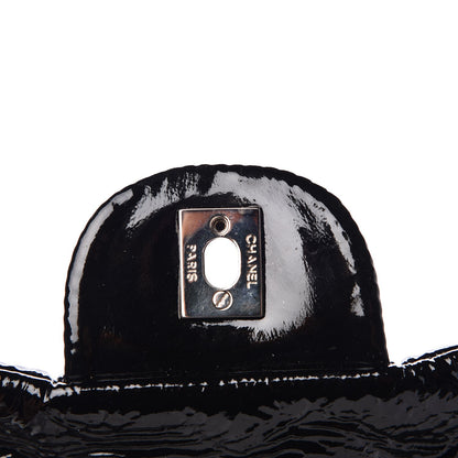 Chanel Patent Quilted Day Glo Flap Black 8 of 10