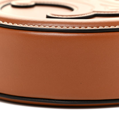 Celine Smooth Calfskin Cuir Small Triomphe Oval Crossbody Purse Tan 7 of 9