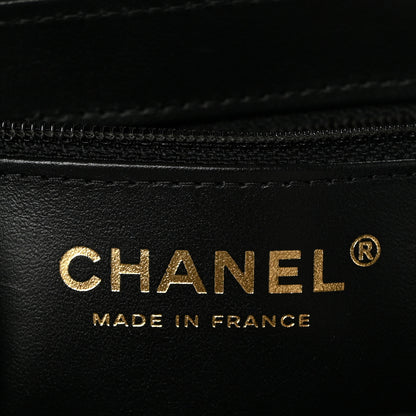 Chanel Shiny Aged Calfskin Quilted Nano Kelly Shopper Black 6 of 11