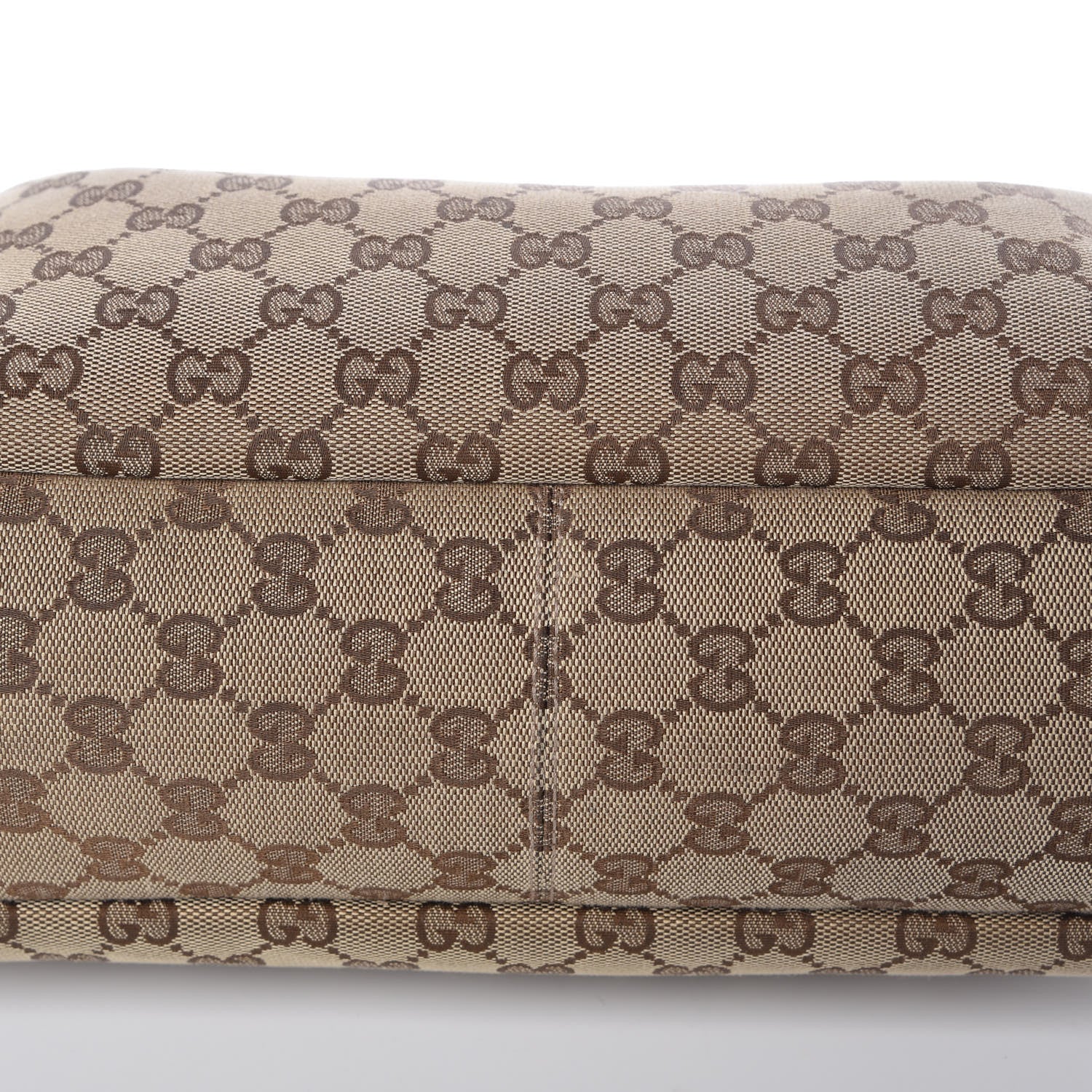 Gucci Monogram Medium Horsebit Chain Hobo Dark Brown 12 of 15