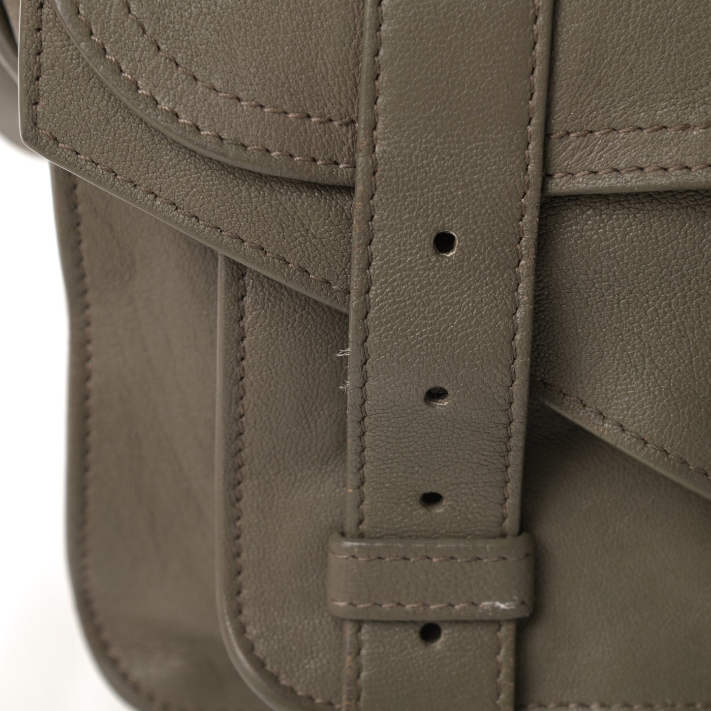 Lambskin Tiny PS1 Satchel Smoke