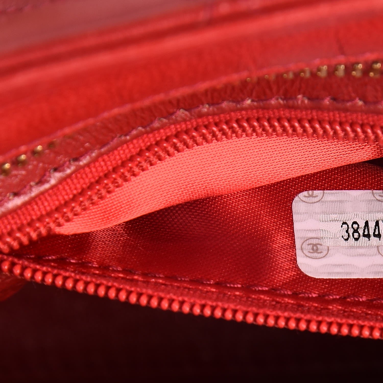 Chanel Lambskin Quilted Small Shoulder Bag Red 7 of 9