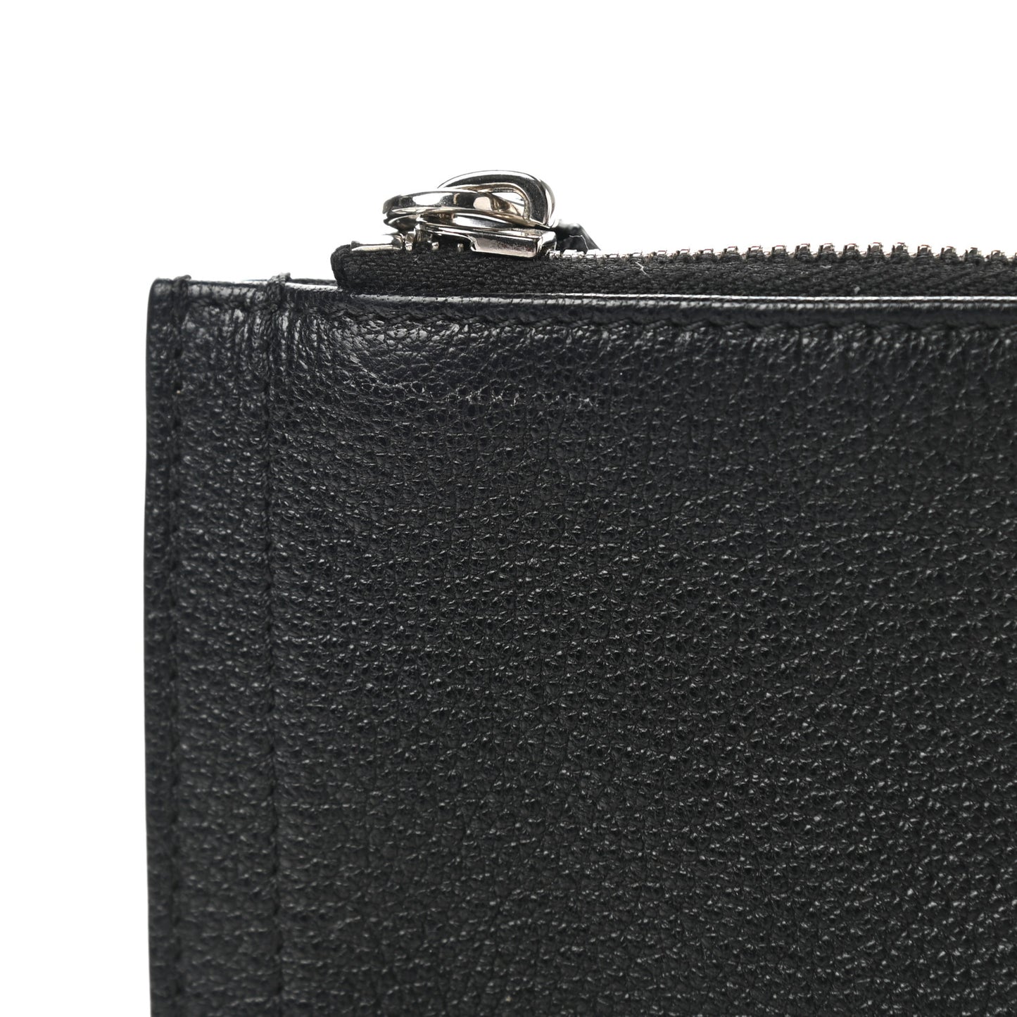 Sugar Goatskin Medium Antigona Pouch Black