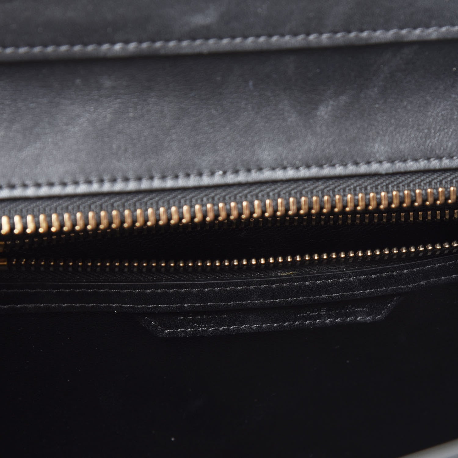 Celine Smooth Calfskin Micro Luggage Black 7 of 8