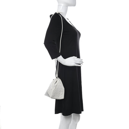 Bottega Veneta Nappa Intrecciato The Mini Knot Shoulder Bag Chalk 2 of 11