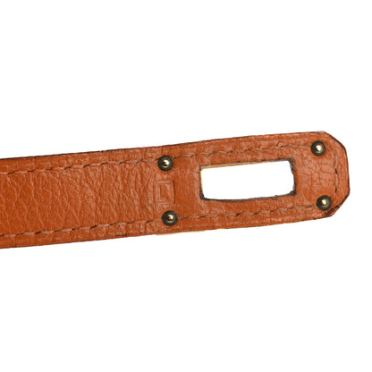 Hermes Chevre Mysore Medium Kelly Wallet Orange 7 of 12