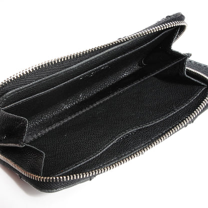 Chanel Caviar Outdoor Ligne Zip Coin Purse Wallet Black 5 of 8