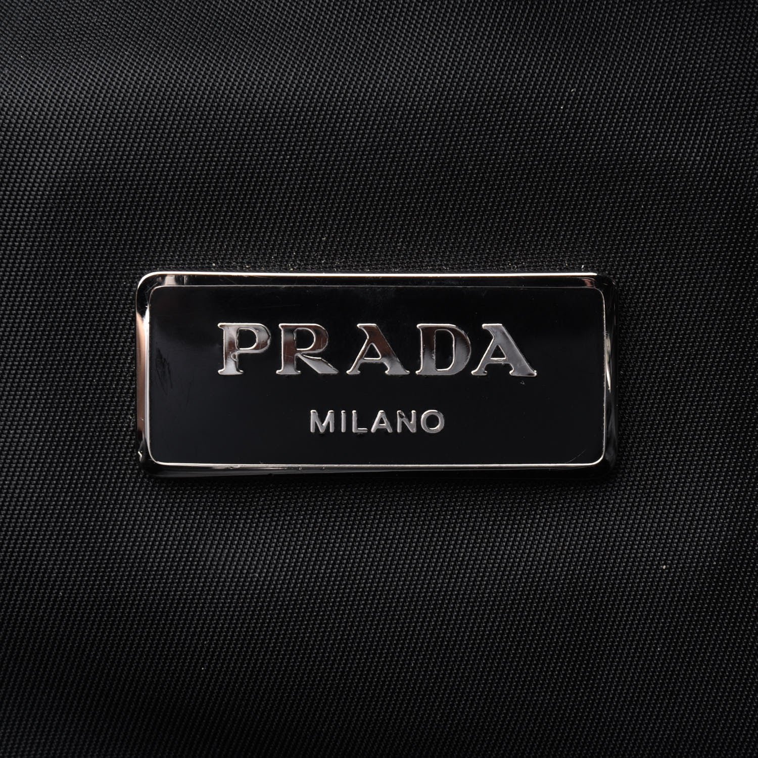 Prada Tessuto Nylon Montagna Double Buckle Backpack Black 5 of 13