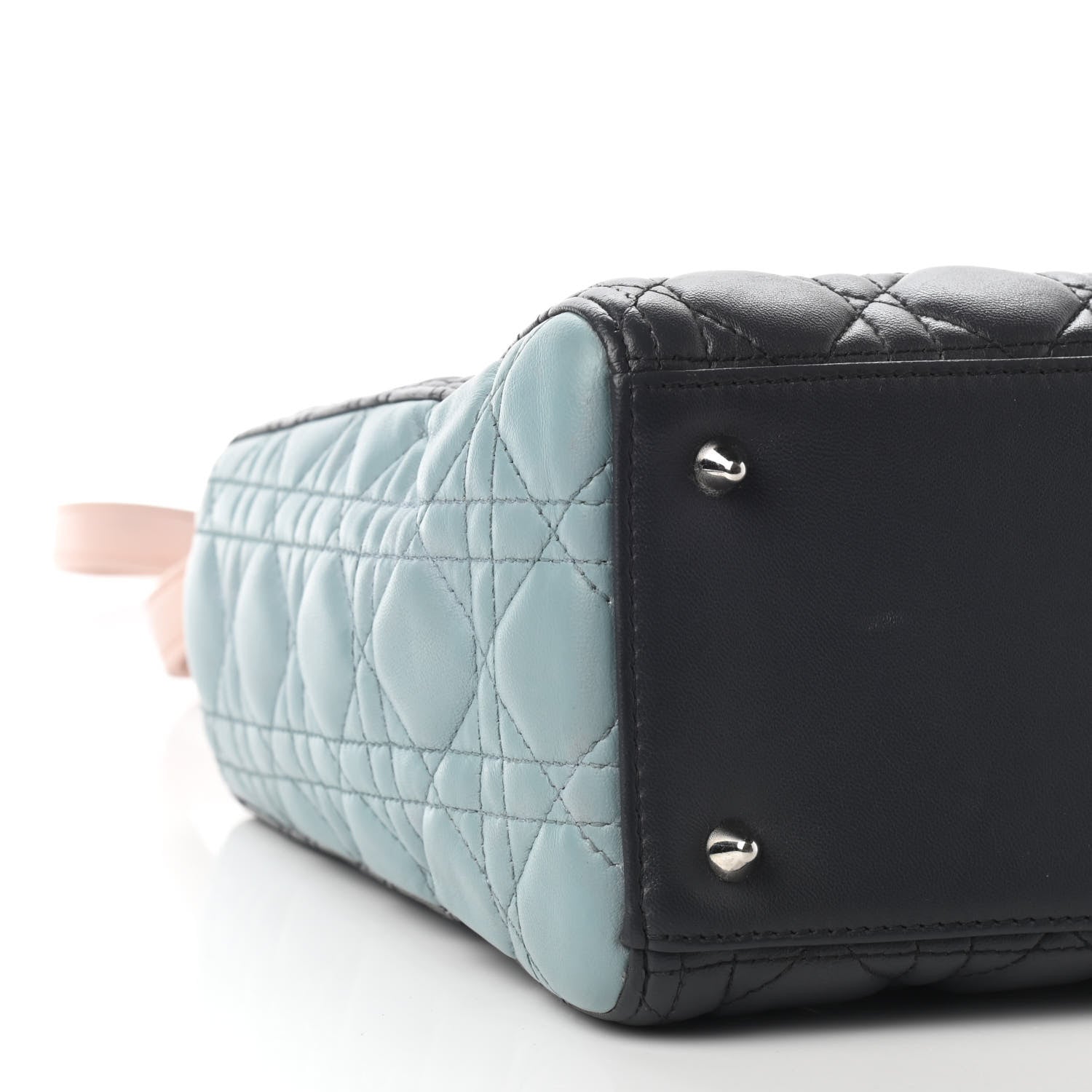 Christian Dior Lambskin Cannage Medium Tri-Color Lady Dior Multicolor 8 of 11