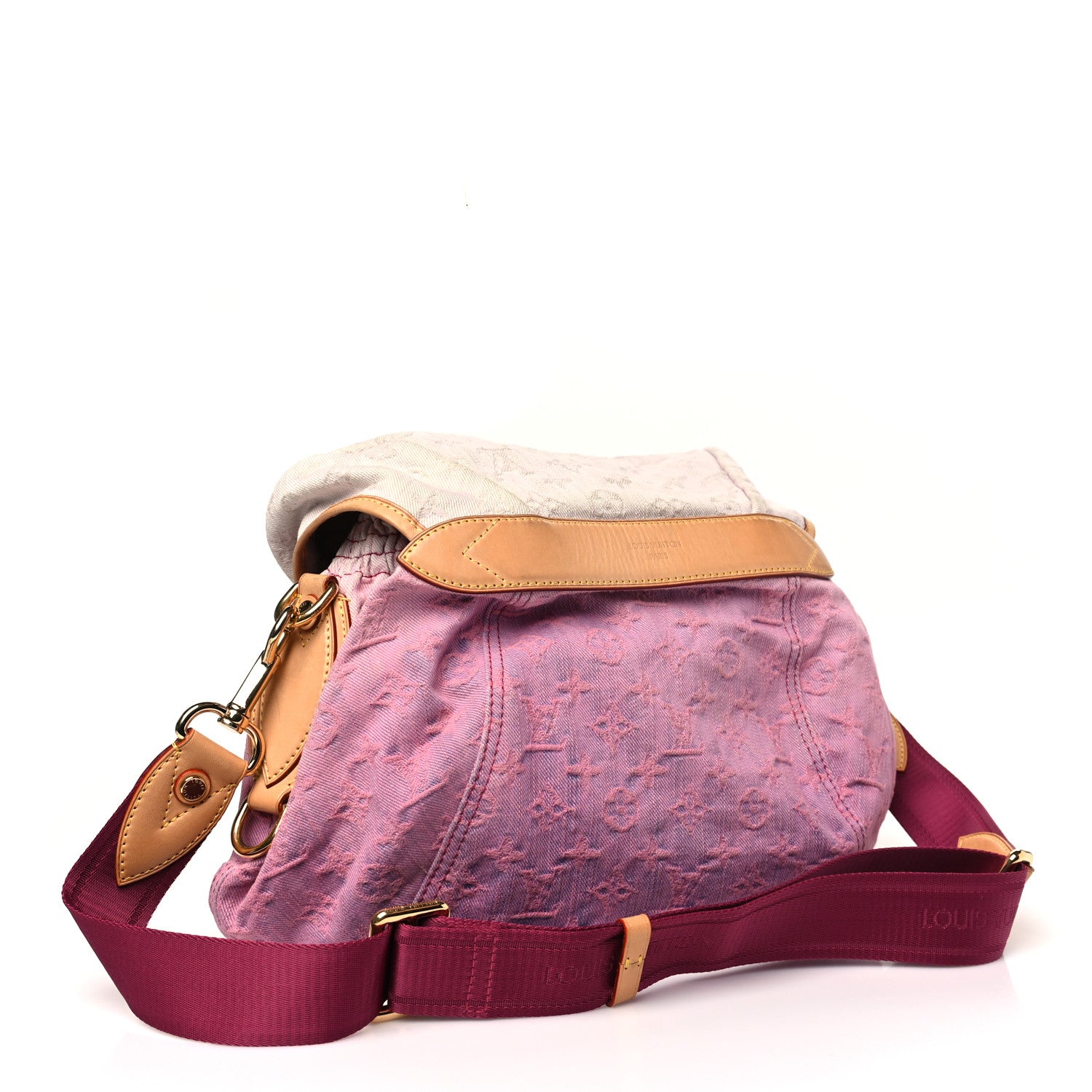 Louis Vuitton Denim Sunshine NM Messenger Rouge Fauviste 3 of 11