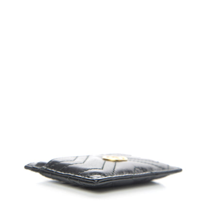 Gucci Calfskin Matelasse GG Marmont Card Holder Black 3 of 6