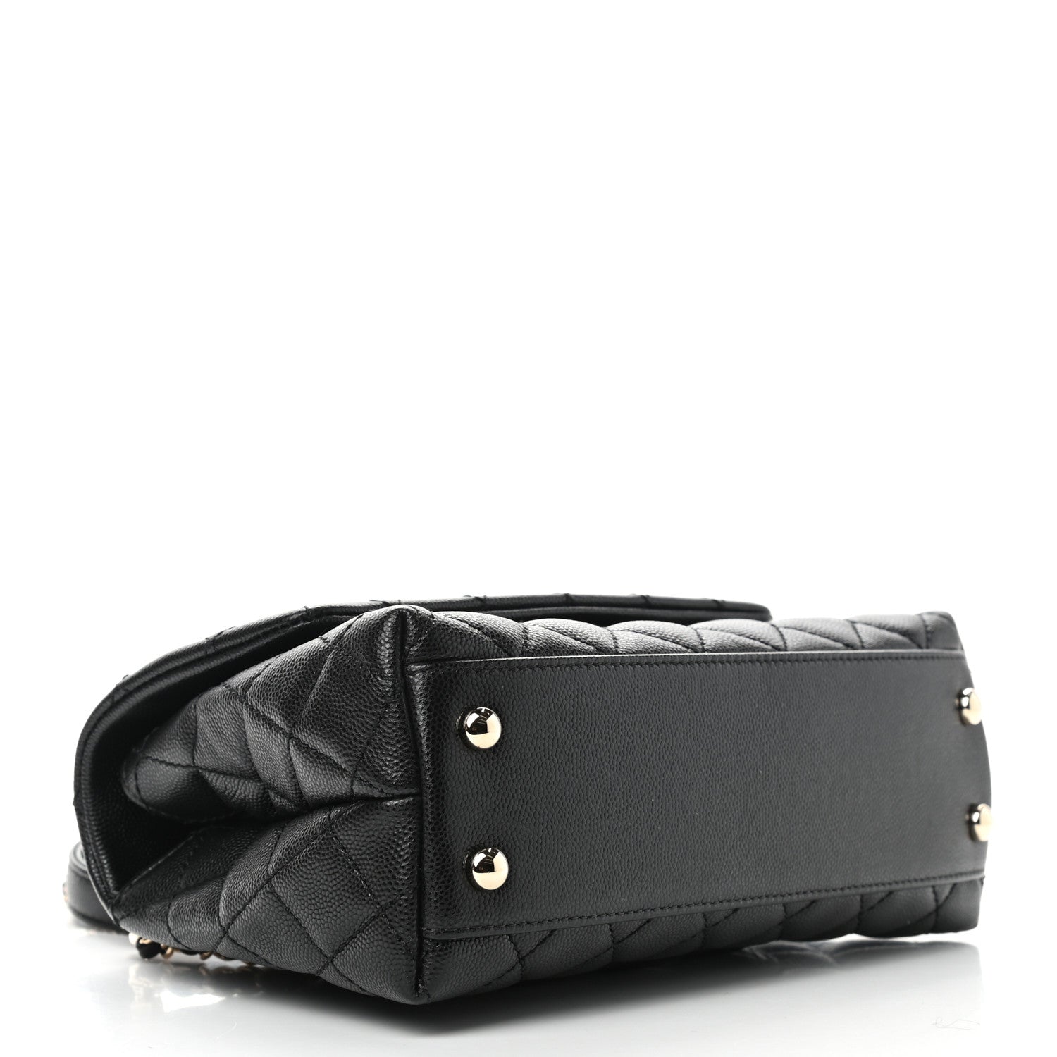 Chanel Caviar Quilted Mini Coco Handle Flap Black 4 of 9