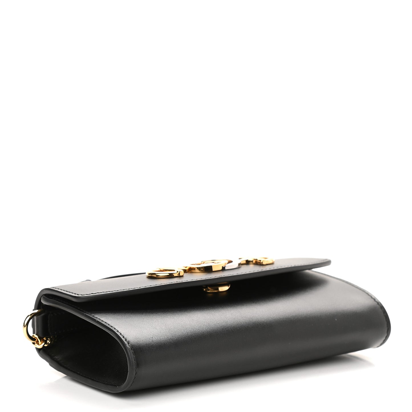 Smooth Calfskin Mini Zumi Shoulder Bag Black