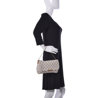 Louis Vuitton Damier Azur Favorite MM 3 of 11