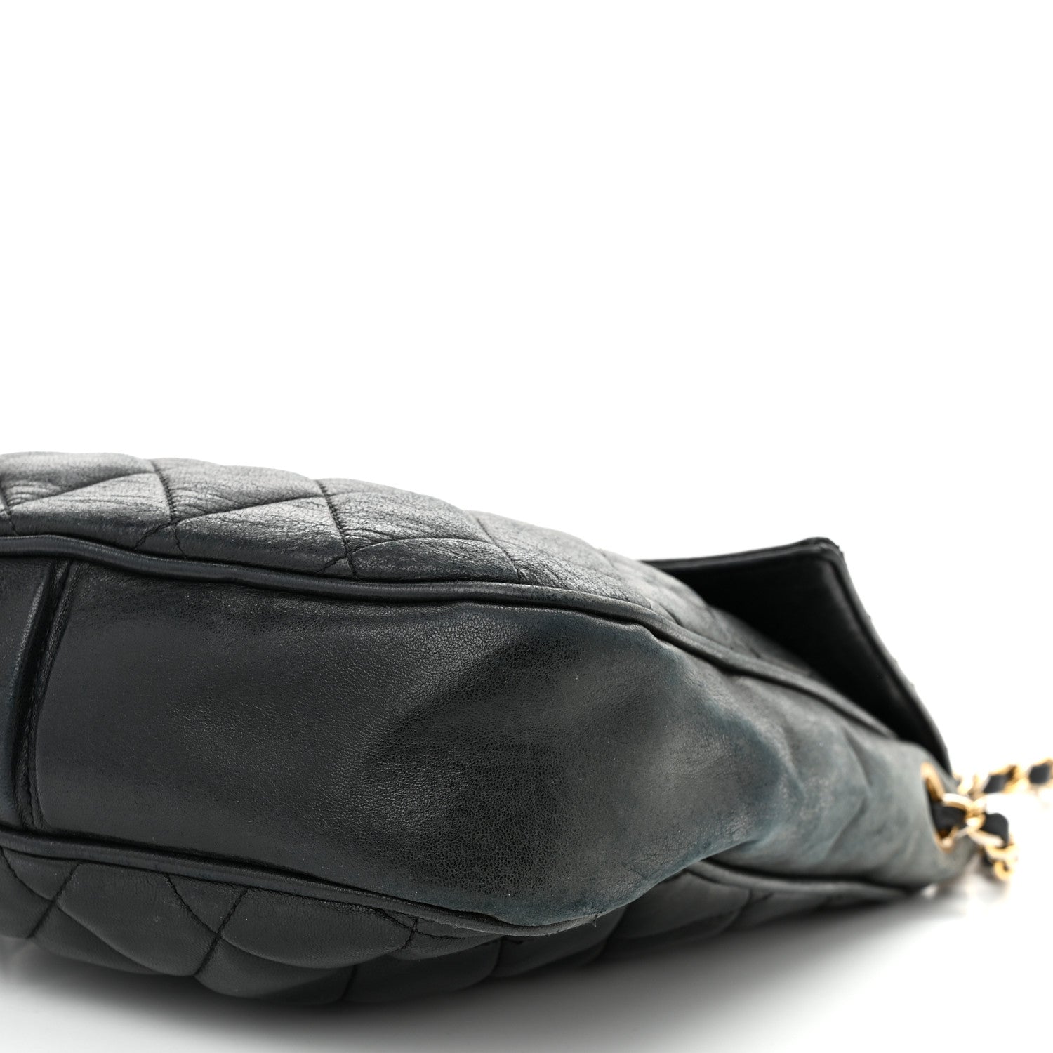Chanel Lambskin Quilted Mini Flap Shoulder Bag Black 11 of 13
