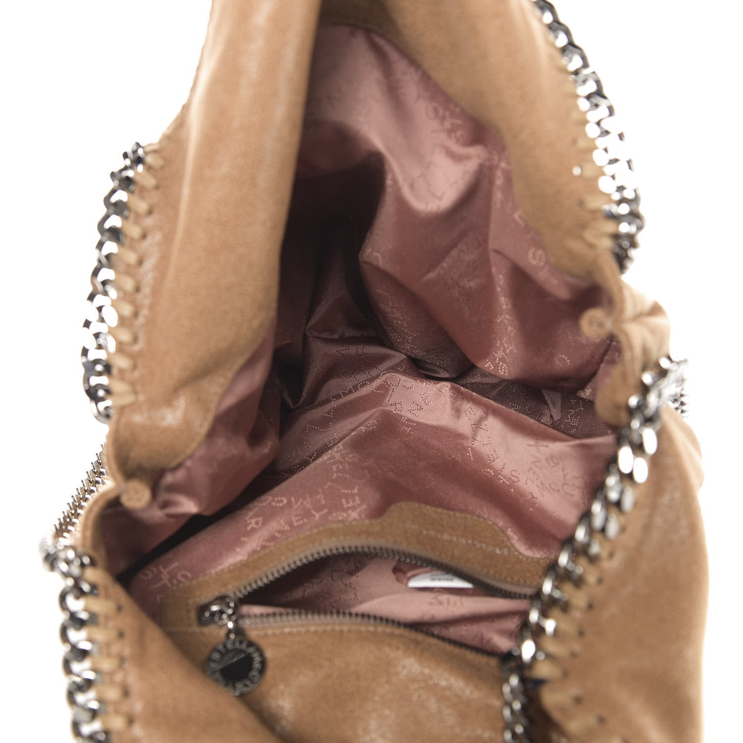 Shaggy Deer Small Falabella Tote Camel