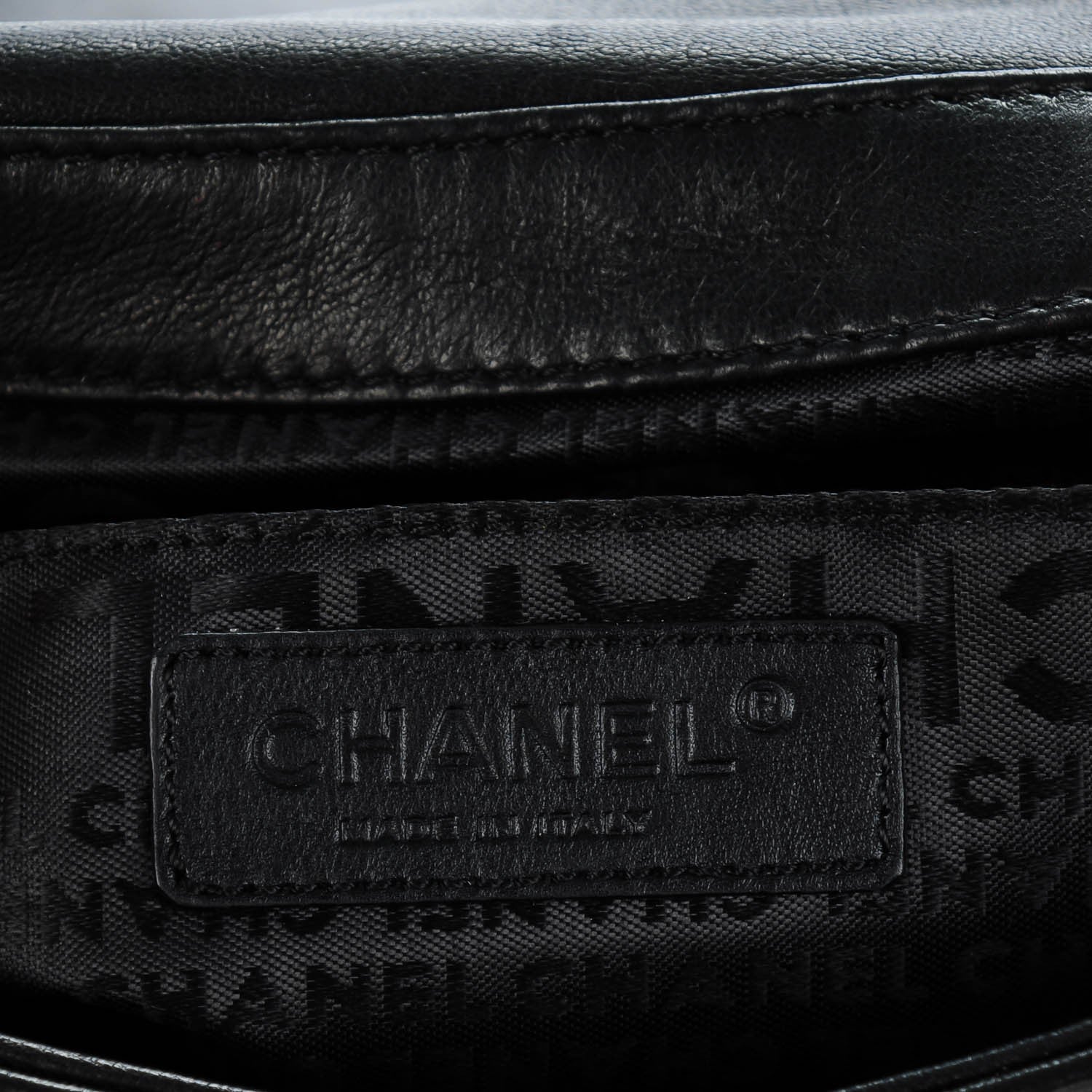 Chanel Lambskin Pleated CC Hobo Black 5 of 6