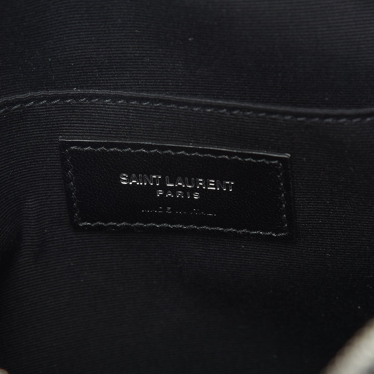 Lambskin Monogram Small Lou Camera Bag Asphalt