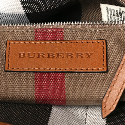 Burberry Grainy Calfskin House Check Small Maidstone Saddle Brown 6 of 8