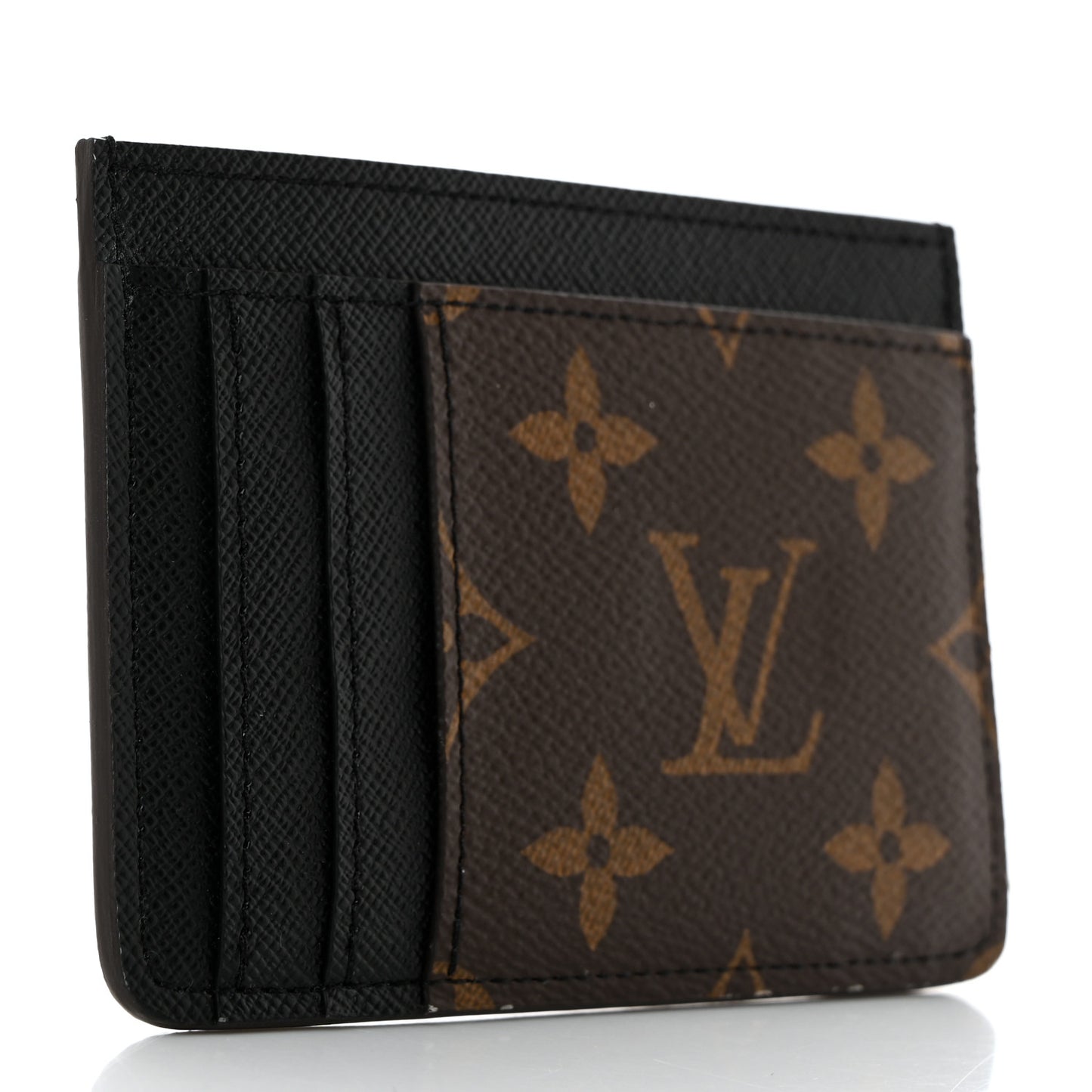 Reverse Monogram Side Up Card Holder