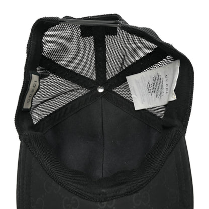 Gucci Nylon Monogram Baseball Hat L Black 7 of 9