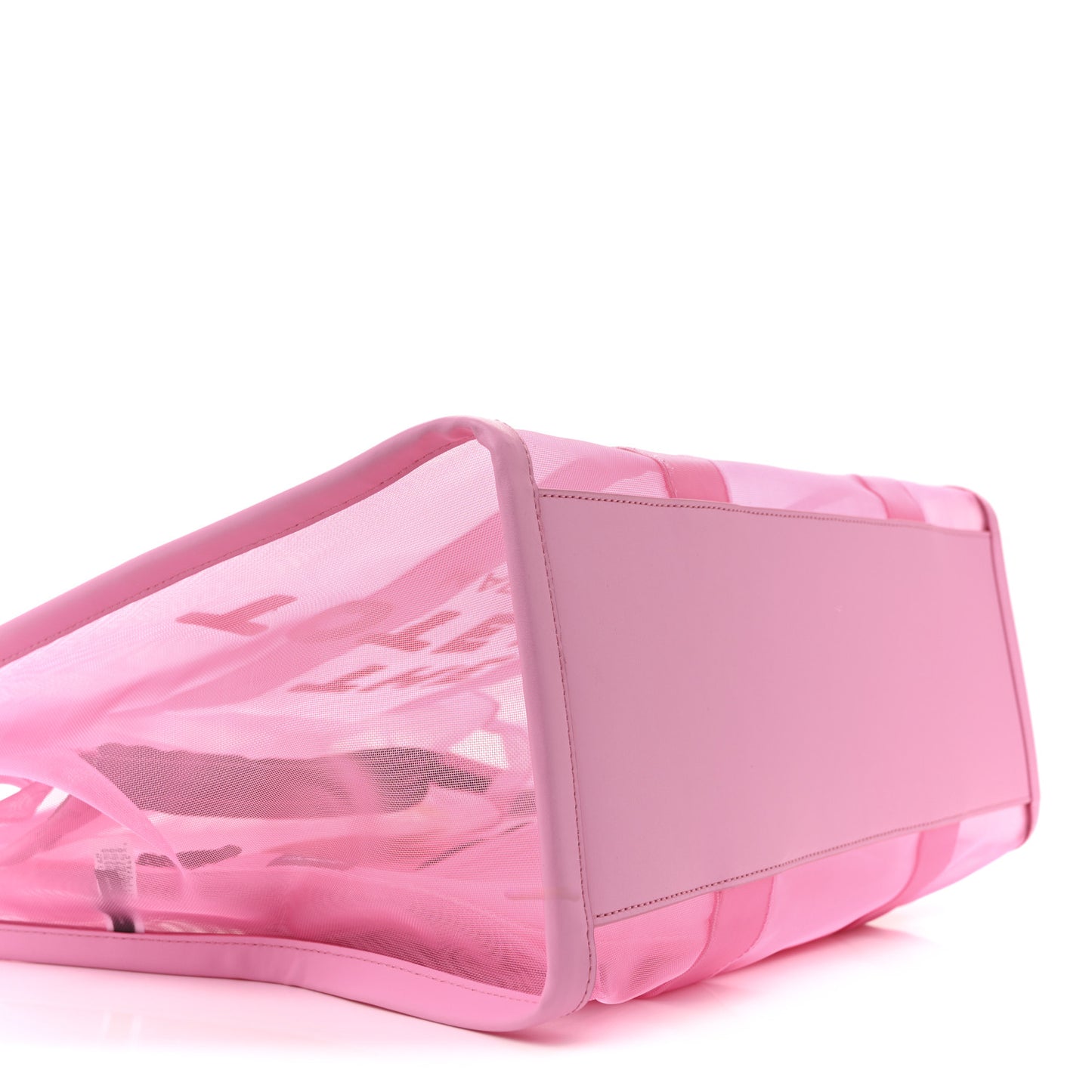 Nylon Large The Mesh Tote Bag Pink