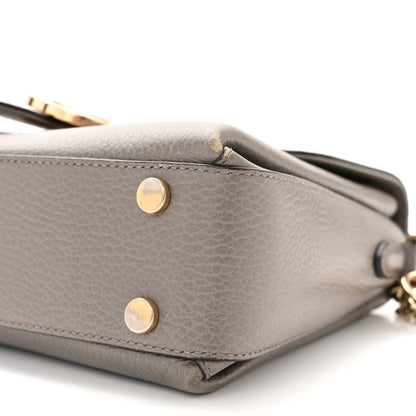 Gucci Dollar Calfskin Interlocking G Top Handle Shoulder Bag Loess 10 of 10