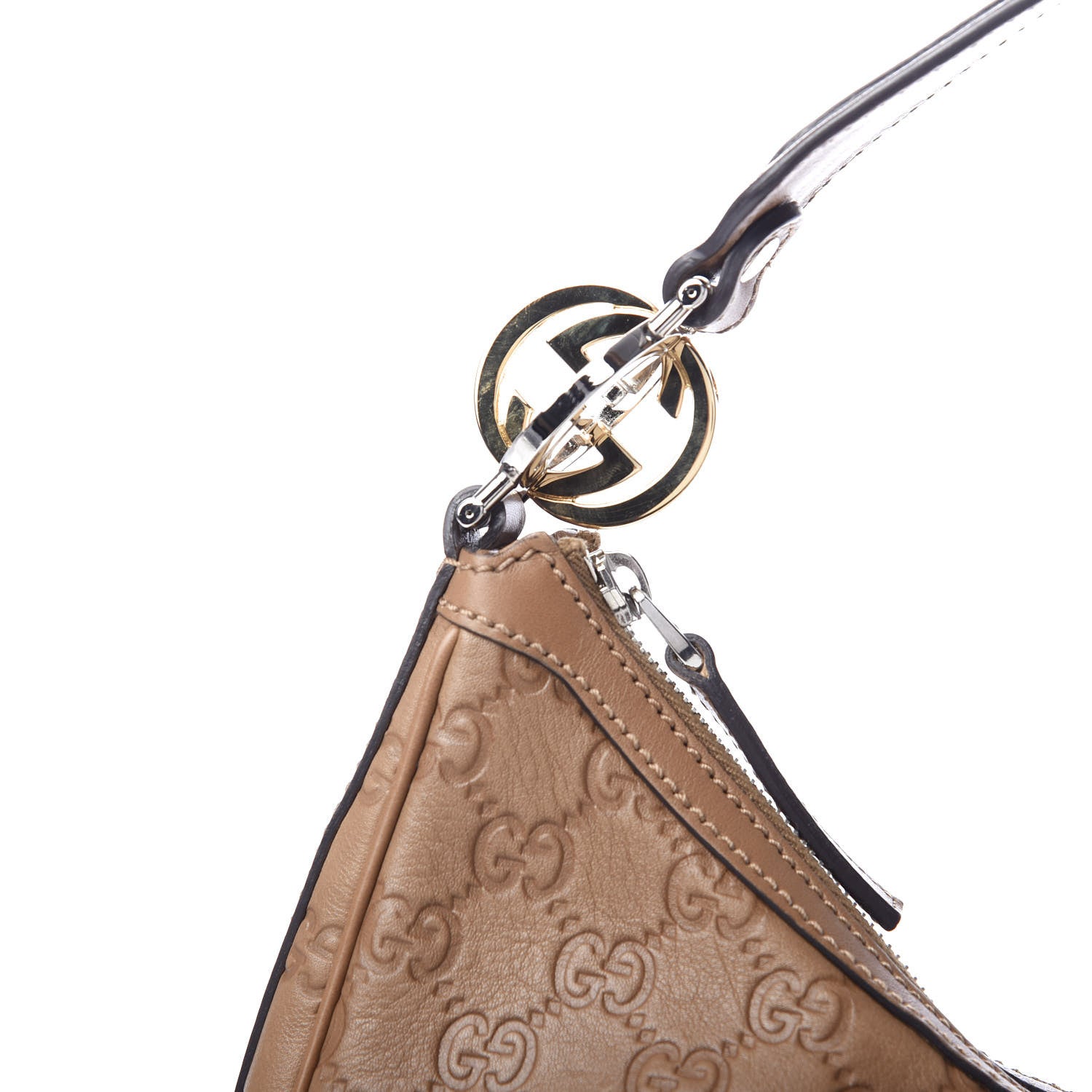 Gucci Guccissima Medium GG Twins Hobo Brown 11 of 11