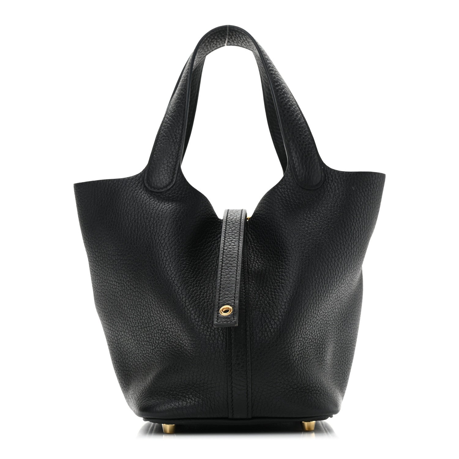 Hermes Taurillon Clemence Picotin Lock 18 PM Black 1 of 10