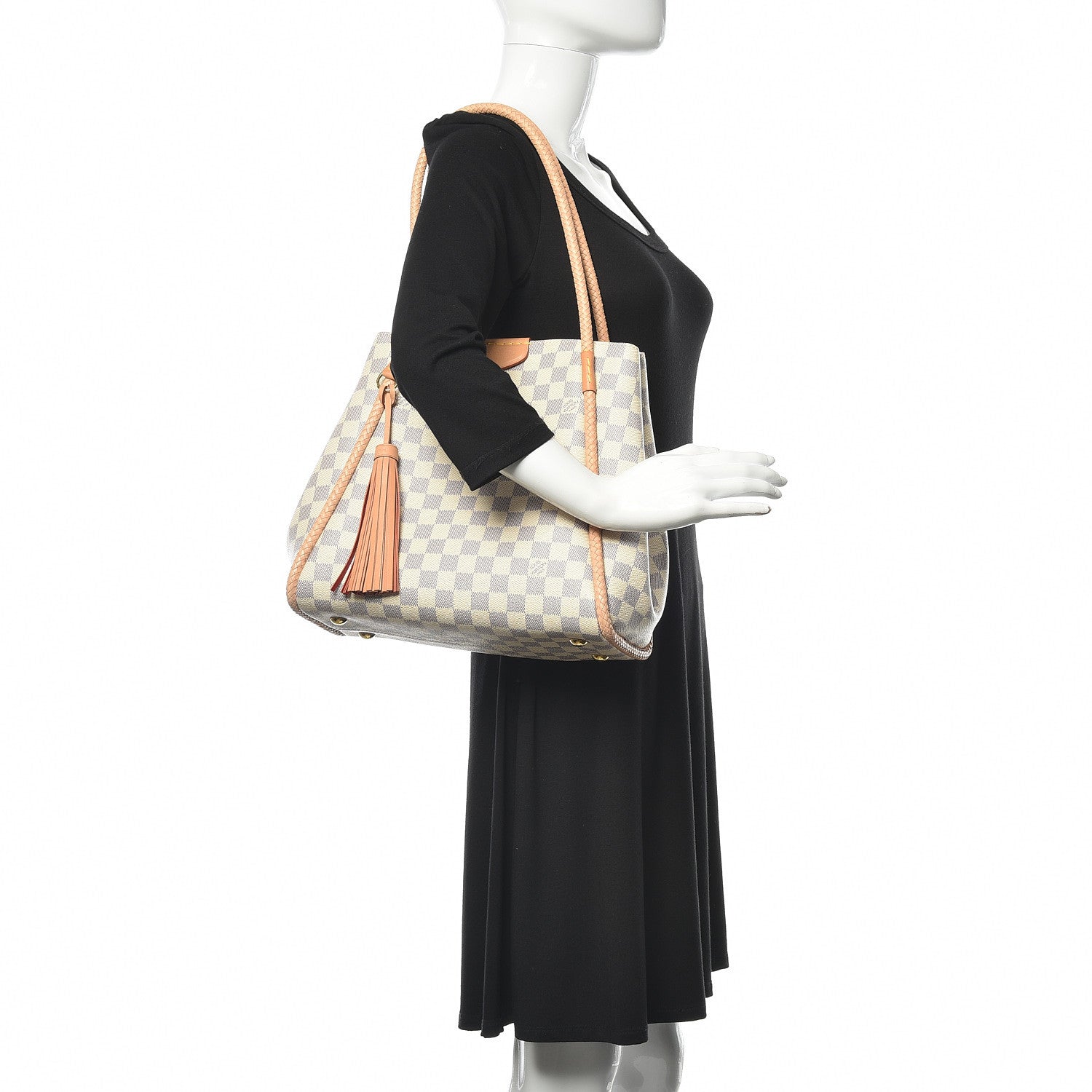 Louis Vuitton Damier Azur Propriano Rose Ballerine 2 of 9