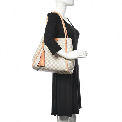 Louis Vuitton Damier Azur Propriano Rose Ballerine 2 of 9