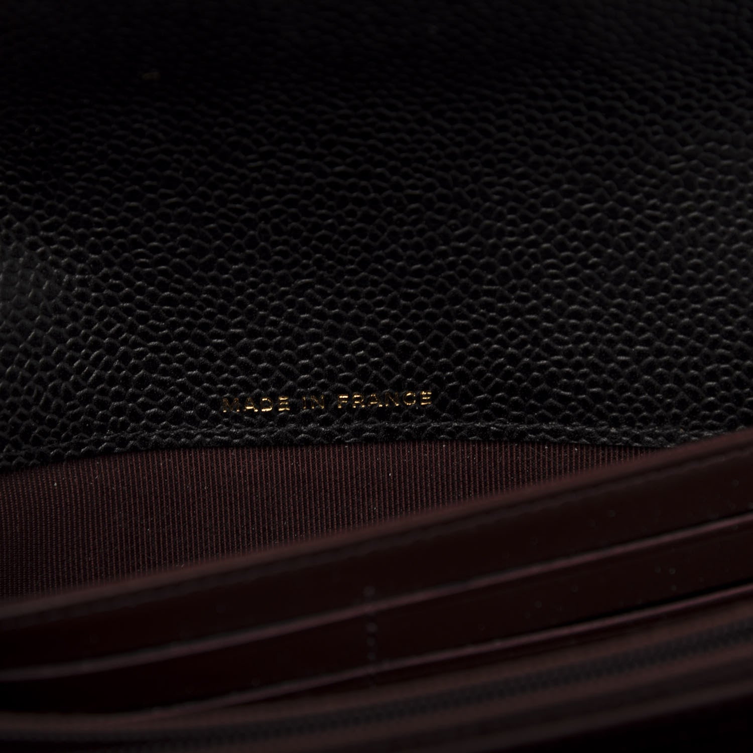 Chanel Caviar Quilted Large Gusset Flap Wallet Black 9 of 12