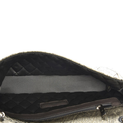 Chanel Distressed Metallic Lambskin Quilted Le Marais Ligne Flap Gold 5 of 7