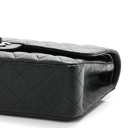 Chanel Caviar Quilted Medium Double Flap Black 10 of 11