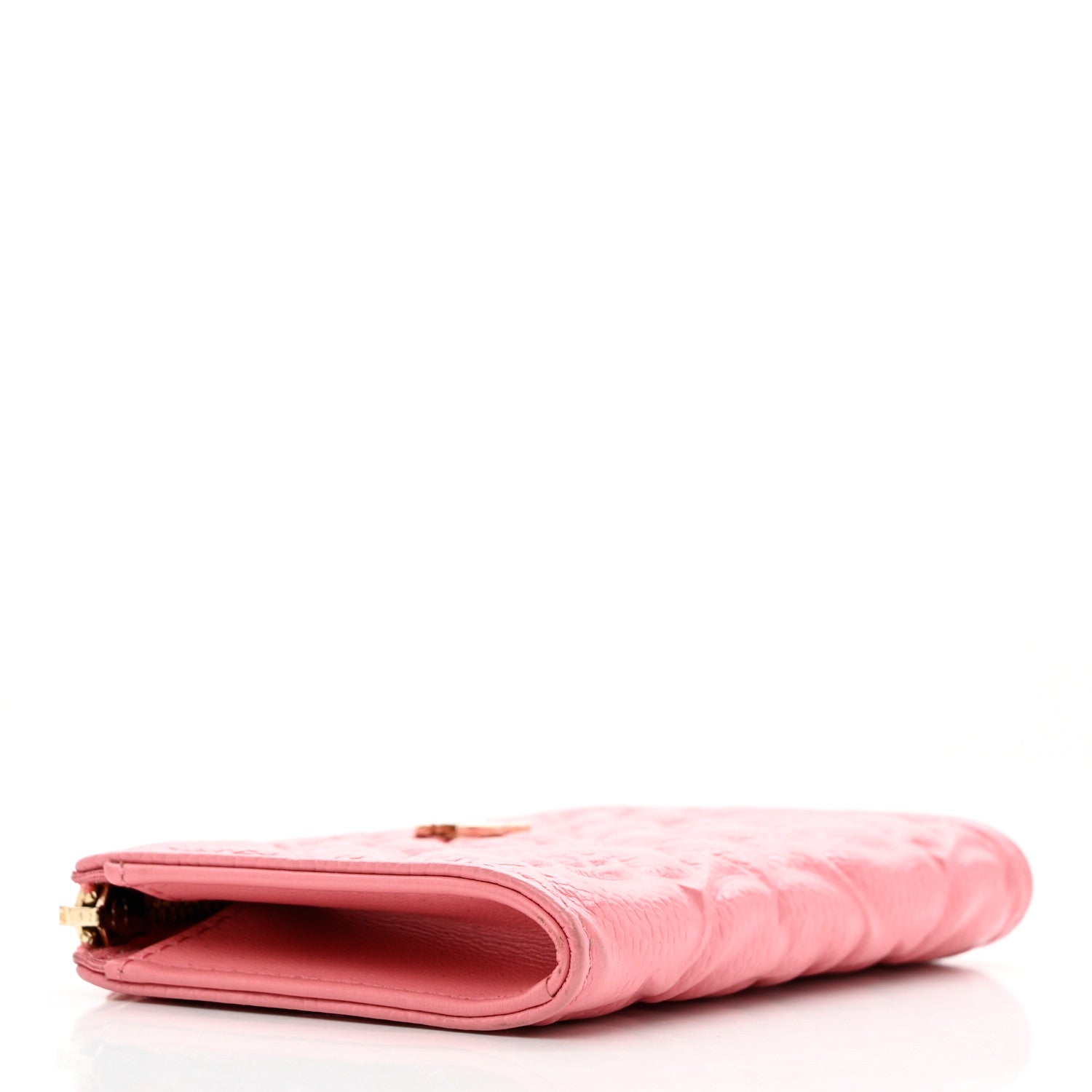 Chanel Caviar Camellia Embossed Key Holder Case Pink 4 of 7
