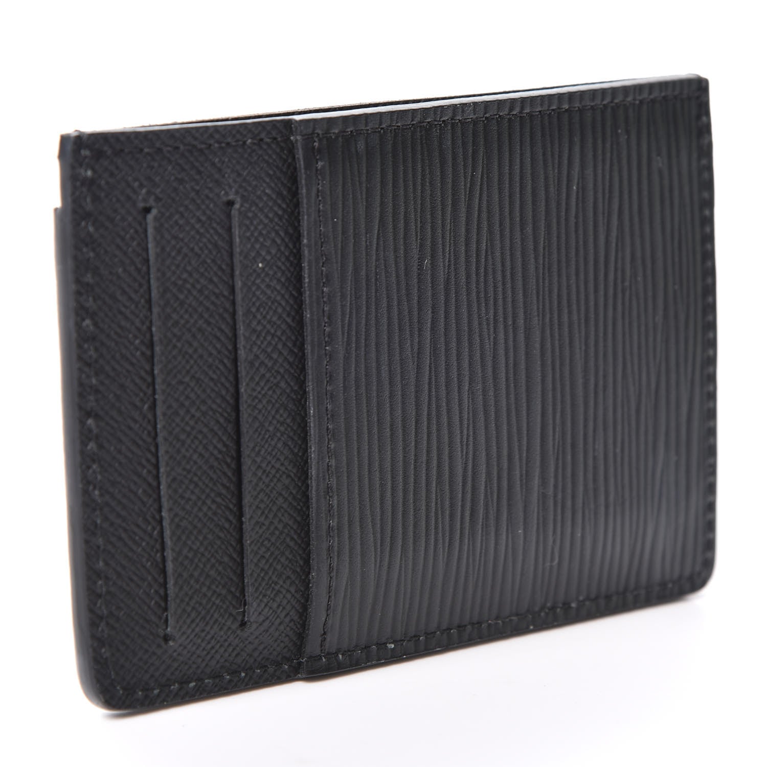 Louis Vuitton Epi Neo Porte-Cartes Card Holder Black 2 of 8