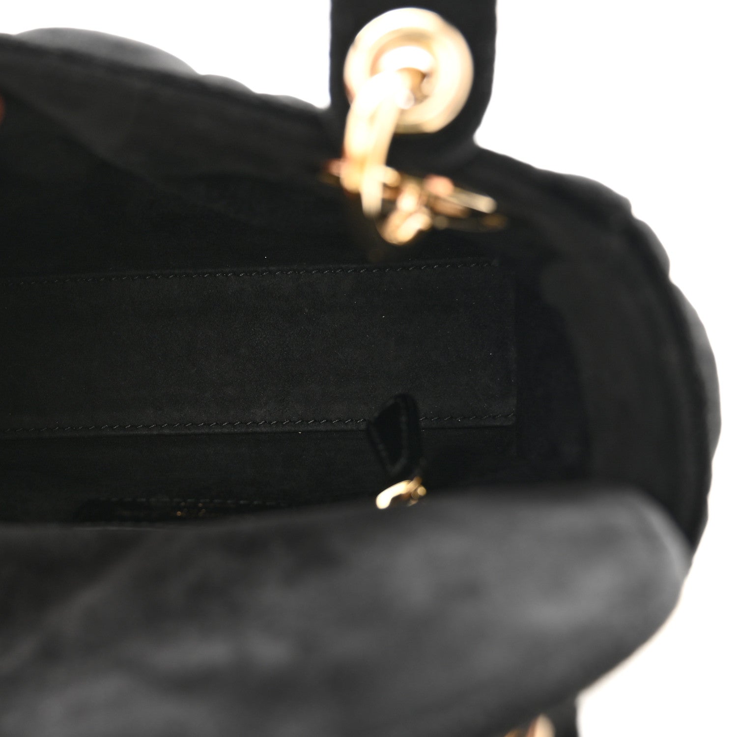 Christian Dior Velvet Mini Lady Dior Black 5 of 12