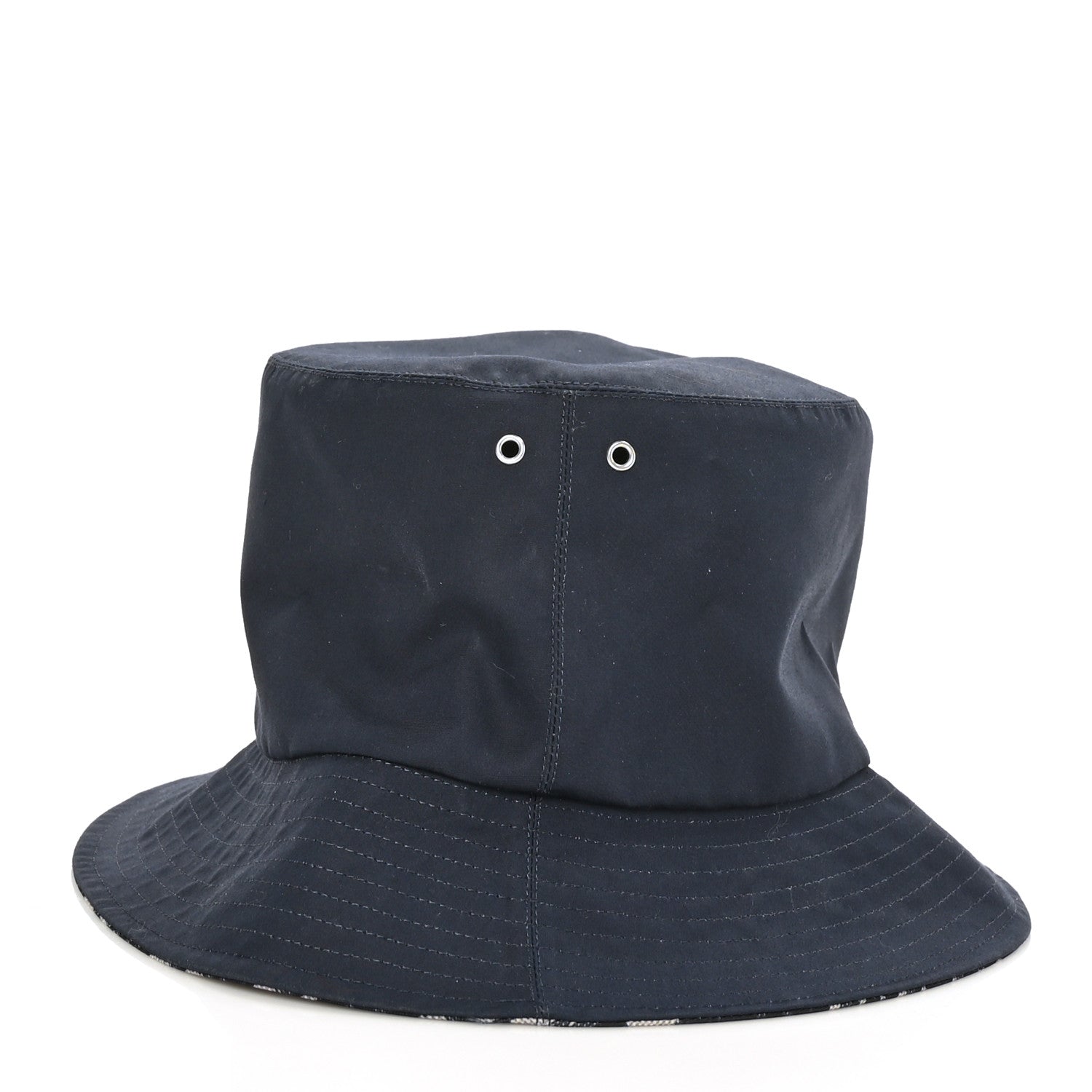 Christian Dior Oblique Reversible Teddy-D Brim Bucket Hat 57 Blue 4 of 11