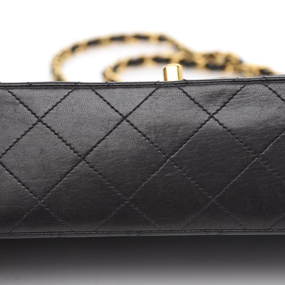 Chanel Lambskin Quilted Small Double Flap Black 9 of 14