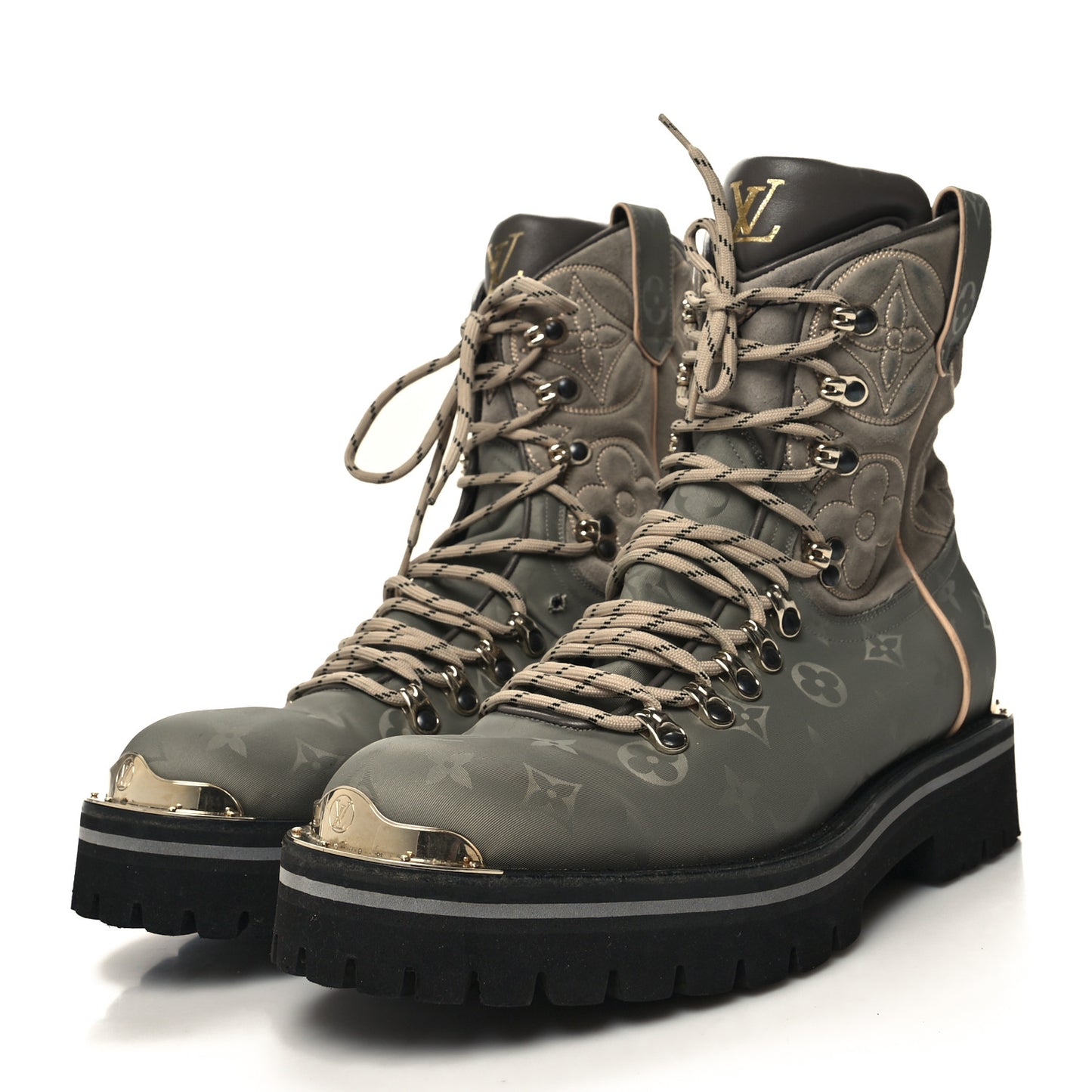 Monogram Titanium Mens Outland Ankle Boots 8