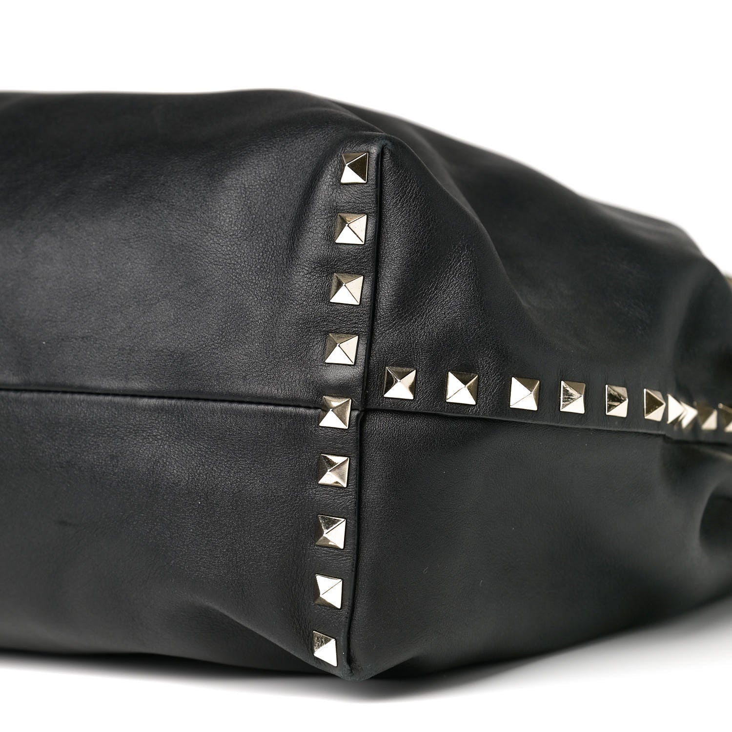 Valentino Garavani Vitello Rockstud Crossbody Tote Black 9 of 14