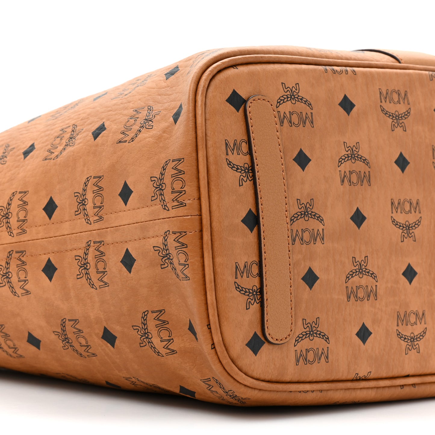Visetos Medium Liz Reversible Shopper Tote Cognac