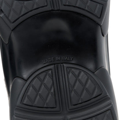 Chanel Lambskin Fabric CC Uniform Mens Sneakers 44 Black 7 of 9