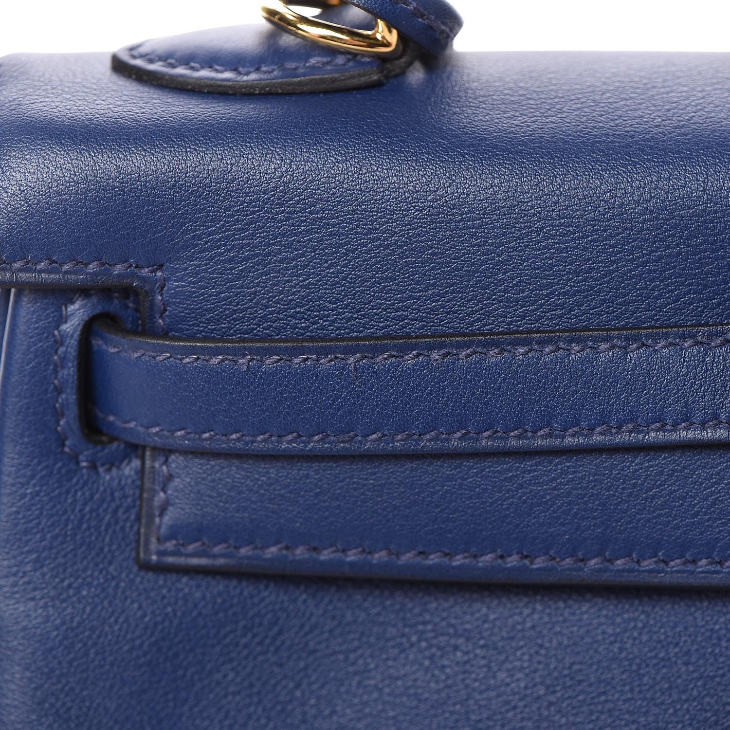 Hermes Swift Kelly Retourne 25 Bleu Saphir 38 of 39
